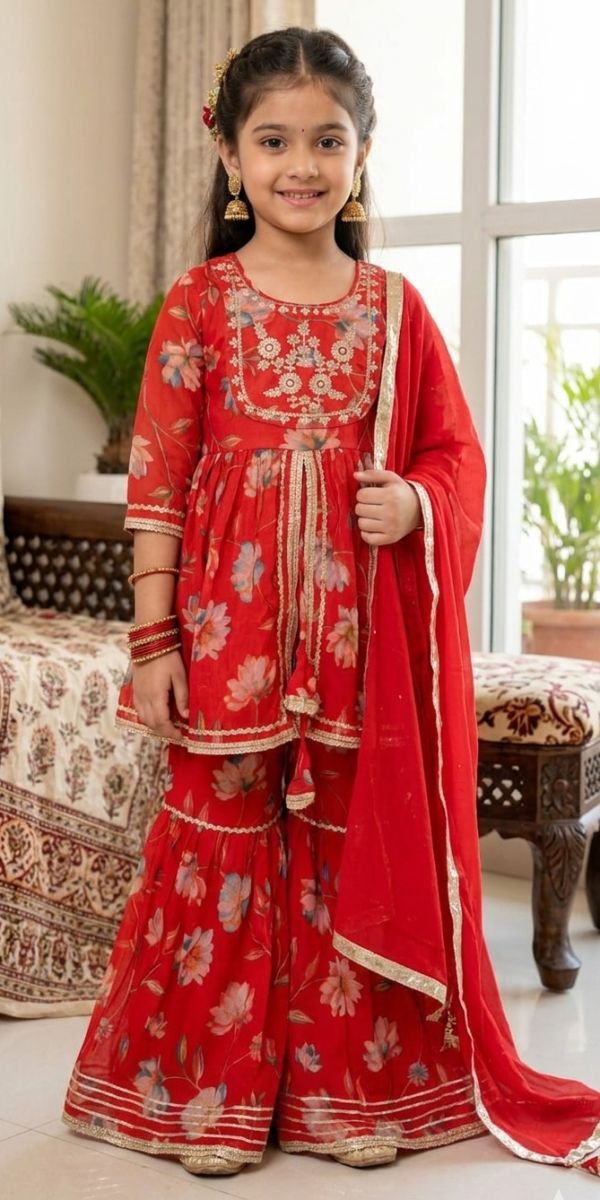Girls Sharara Set
